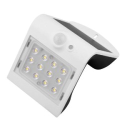 APLIQUE LED SOLAR BRANCO...