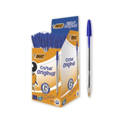 CANETA BIC CRISTAL AZUL