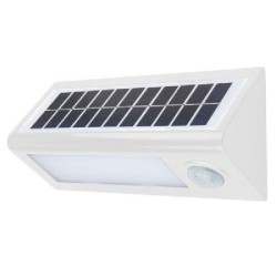 APLIQUE LED SOLAR BRANCO...