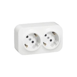 FORIX 2X SCHUKO C/OBTURAD....