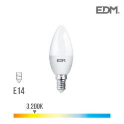 LAMPADA VELA LED E14 7W 600...