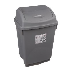 BALDE DO LIXO 10L COR CINZENTO