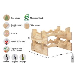 GARRAFEIRA DE PINHO MACICO...