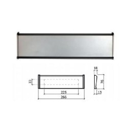 CHAPA CARTAS 30B ALUMINIO...