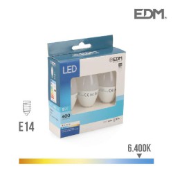 KIT 3 LAMPADAS VELA LED E14...