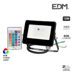 PROJETOR LED RGB 10W 806L