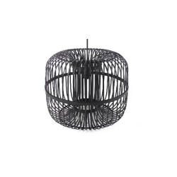 LAMPADA DE BAMBU NEGRA