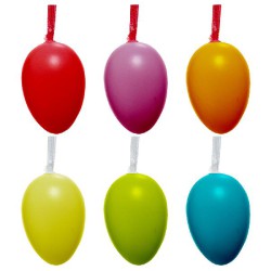 SET 6 OVOS PLASTICO PARA...