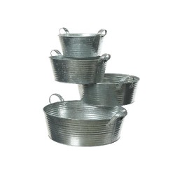 VASO ZINCO COM ALÇA SET 4...