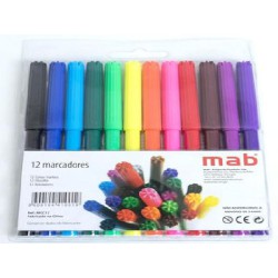 PACK 12 MARCADORES DE CORES...