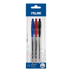 BLISTER 3 CANETAS MILAN