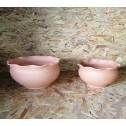 VASO BARRO FOLHADO Nº3 REF.110