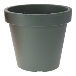 VASO PLASTICO VERDE 20CM